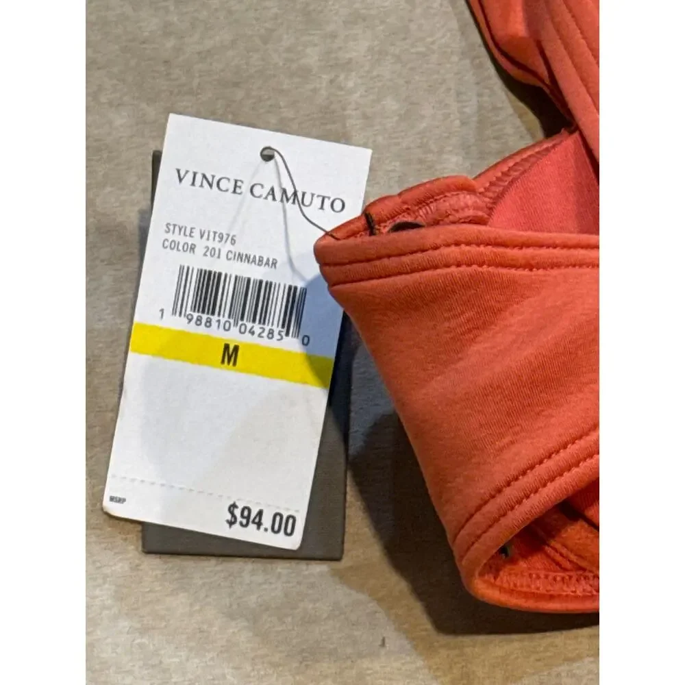 Vince Camuto Cinnabar Underwire Bikini Top M NWT